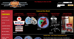Desktop Screenshot of garageart.com